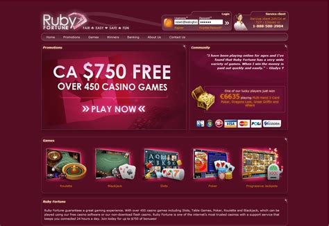 ruby fortune online casino canada